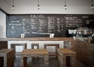 papan hitam untuk menu cafe