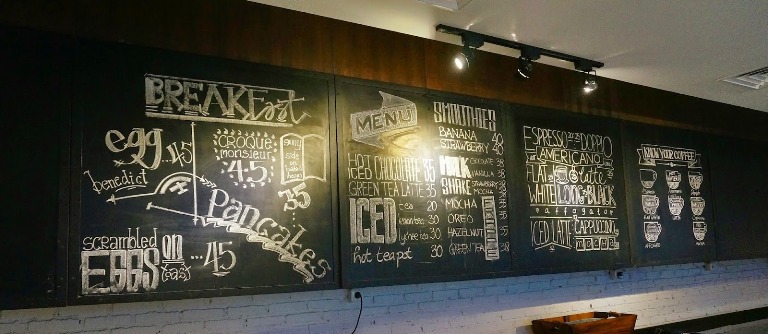 papan kapur restoran