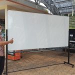 Papan Tulis Whiteboard Hanako 120x240 Standing Magnetik