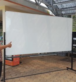 Papan Tulis Whiteboard Hanako 120x240 Standing Magnetik