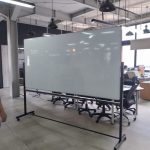 Papan Tulis Whiteboard Standing 120x240 Magnetic Trnatv