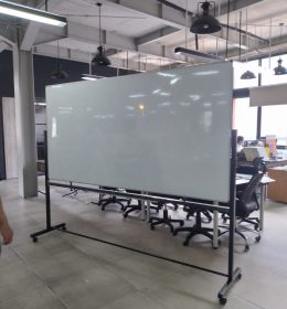 Papan Tulis Whiteboard Standing 120x240 Magnetic Trnatv