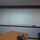 papan tulis Kaca Frame Aluminium 120x200 Magnetik