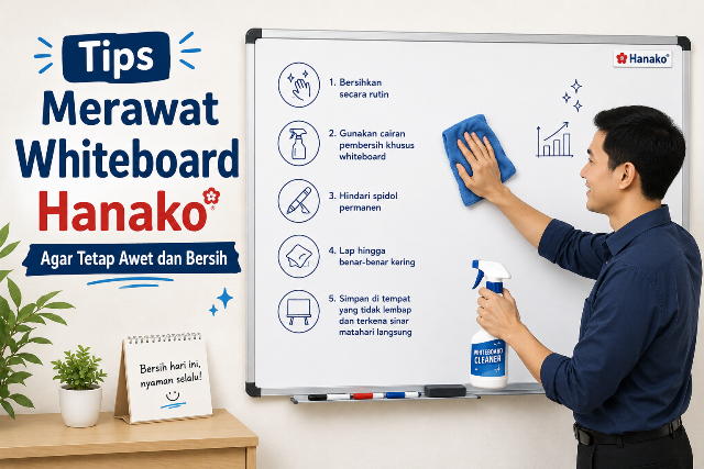 Tips Merawat Whiteboard Hanako agar tetap bersih2