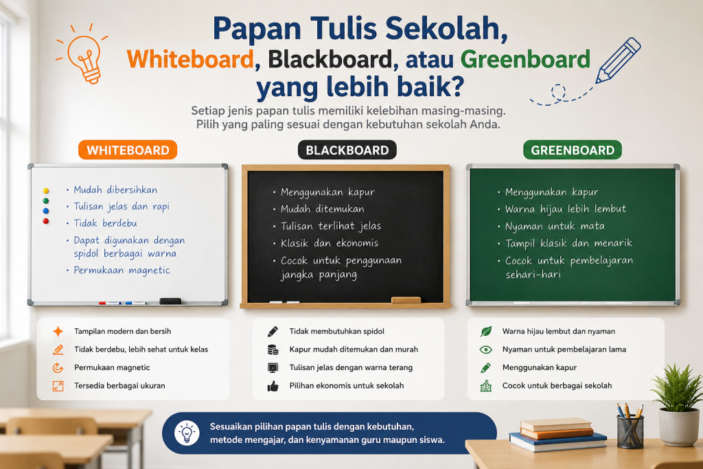papan tulis sekolah hanako